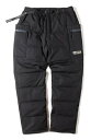 GRIPSWANY ( グリップスワニー ) [GSP-105] FP DOWN PANTS 5.0 GRIPSWANY グリップスワニー パンツ 秋 冬 キャンプ 難燃 焚火 焚き火 ダウン 難燃ミリタリーファブリックBRAZE SHLELD®を使用したTAKIBI仕様のダウンパンツ。最上級のダウンを使用し真冬のキャンプでも暖かさを確保。GRIP SWANY®が得意とするBIGポケットを搭載しグローブや小物、ギアを収納できます。テーパードシルエットになり綺麗な着こなしが出来ます。秋冬キャンプではマストなアイテムです。＜素材＞表地：綿100%裏地：ポリエステル100%詰め物：ダウン80%、フェザー20%中綿：ポリエステル100%BRAZE SHLELDは自己消火性に優れたミリタリーファブリックの難燃素材です。従来の難燃素材より5倍の強度が有り万が一接炎しても溶融することなく炭化し接炎の事故から守る事が出来ます。 国内の検査機関でも難燃生地としてクリアしています。難燃加工を施していますが燃えない素材では御座いませんので、取り扱いには十分注意してご使用くださいませ。難燃加工による独特なニオイが有りますが使用して行くうちに取れて行きます。不良では有りませんのでご理解頂きご使用下さいませ。パソコンや携帯端末での閲覧という特性上、商品の画像が実際の色目と多少異なる場合が有ります。 5