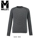 MILLET ( ミレー ) ワッフル ウール クルー 軽い | 暖かい | アパレル | 保温 | 軽量 | クルーネック | ワッフル素材 | アウトドア ...