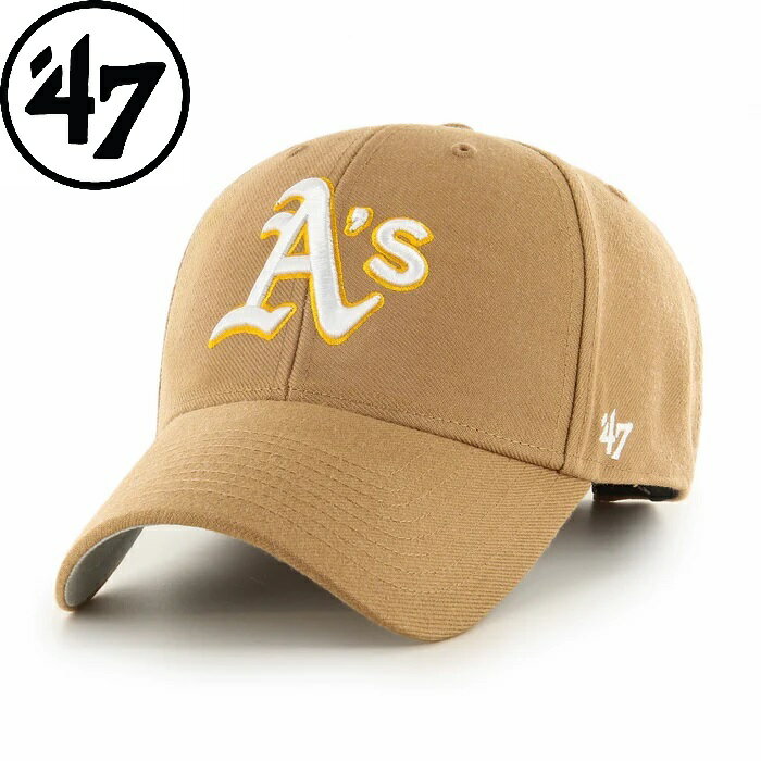 ’47 ( フォーティーセブン ) ’47 エムブイピー オークランド・アスレチックス キャメル | 帽子 | 日よけ | キャップ | シンプル | アウトドア | レジャー | ユニセックス | アジャスタブルキャップ | 14751278 | ふぉーてぃーせぶん