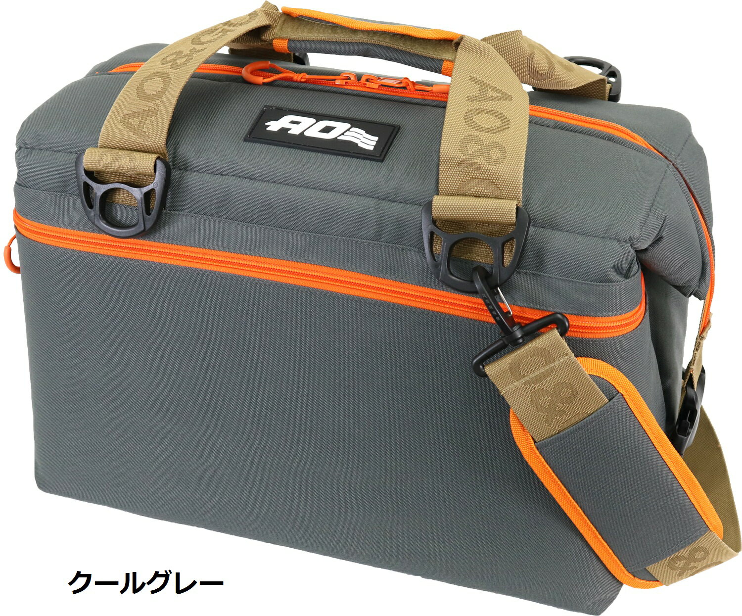 乐天商城 - 【 新色 】 AO Coolers ( エーオークーラーズ ) 24パック キャンバス ソフトクーラー | クーラーバッグ | 運動会 | ピクニック | キャンプ | アウトドア | レジャー | 保冷 | 人気 | 定番 | バーントオーカー | クールグレー