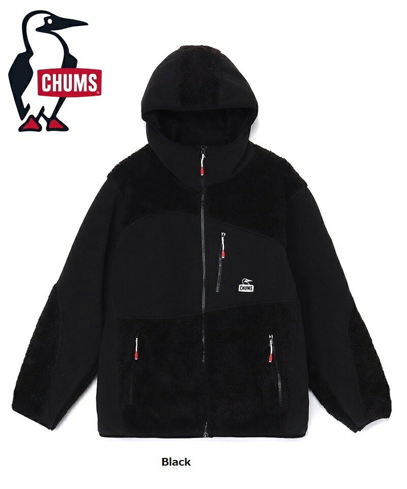 Rakuten - 【 SALE 】CHUMS ( チャムス ) ボンディングフリースパネルパーカー アウター | フリース | パーカー | フリース | マイクロフリース | ブービー | 刺繍 | 冬服 | フード付き | アウトドア | キャンプ | CH04-1419