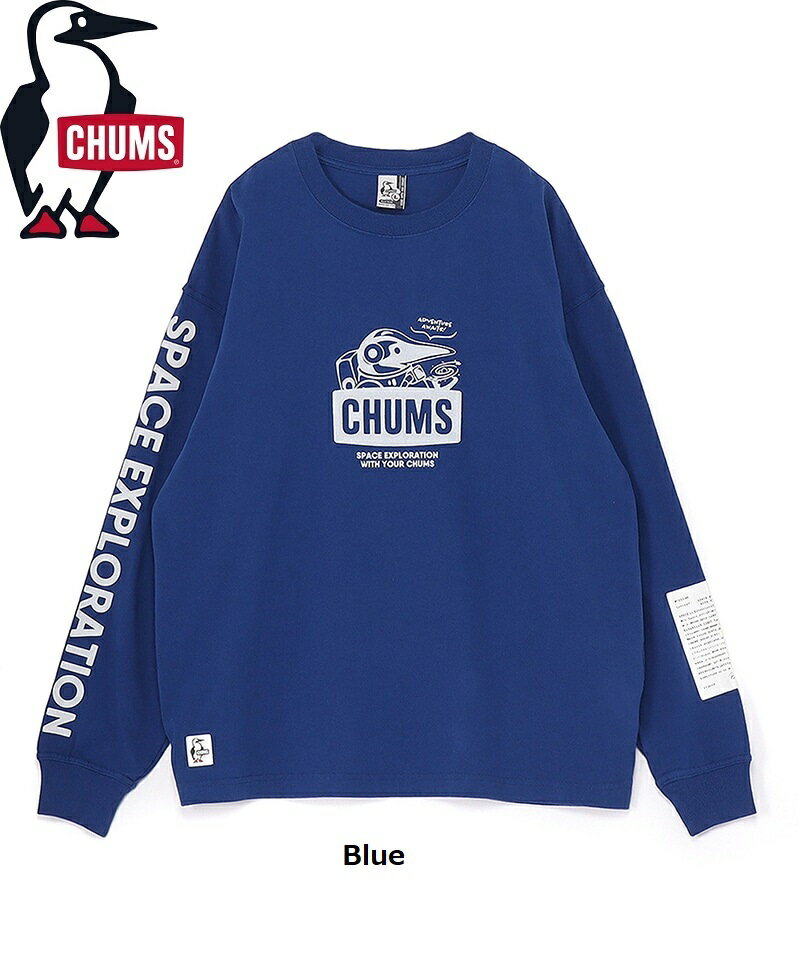 【 SALE 】CHUMS ( チャムス ) スペースブービーブラッシュドロングスリーブTシャ...