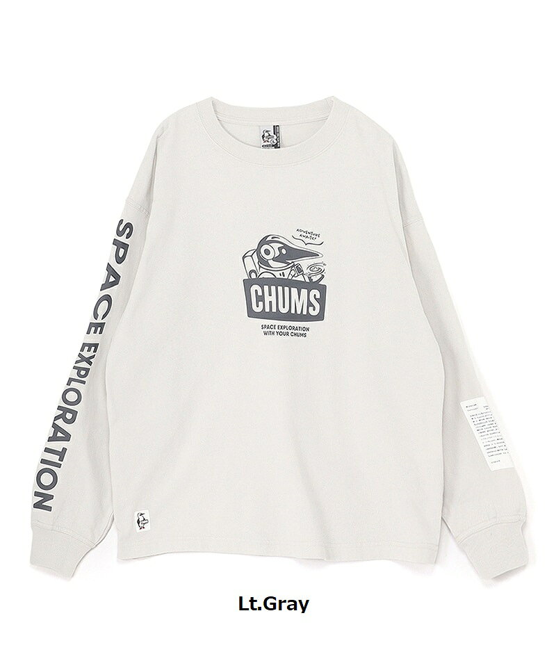 【 SALE 】CHUMS ( チャムス ) スペースブービーブラッシュドロングスリーブTシャ...