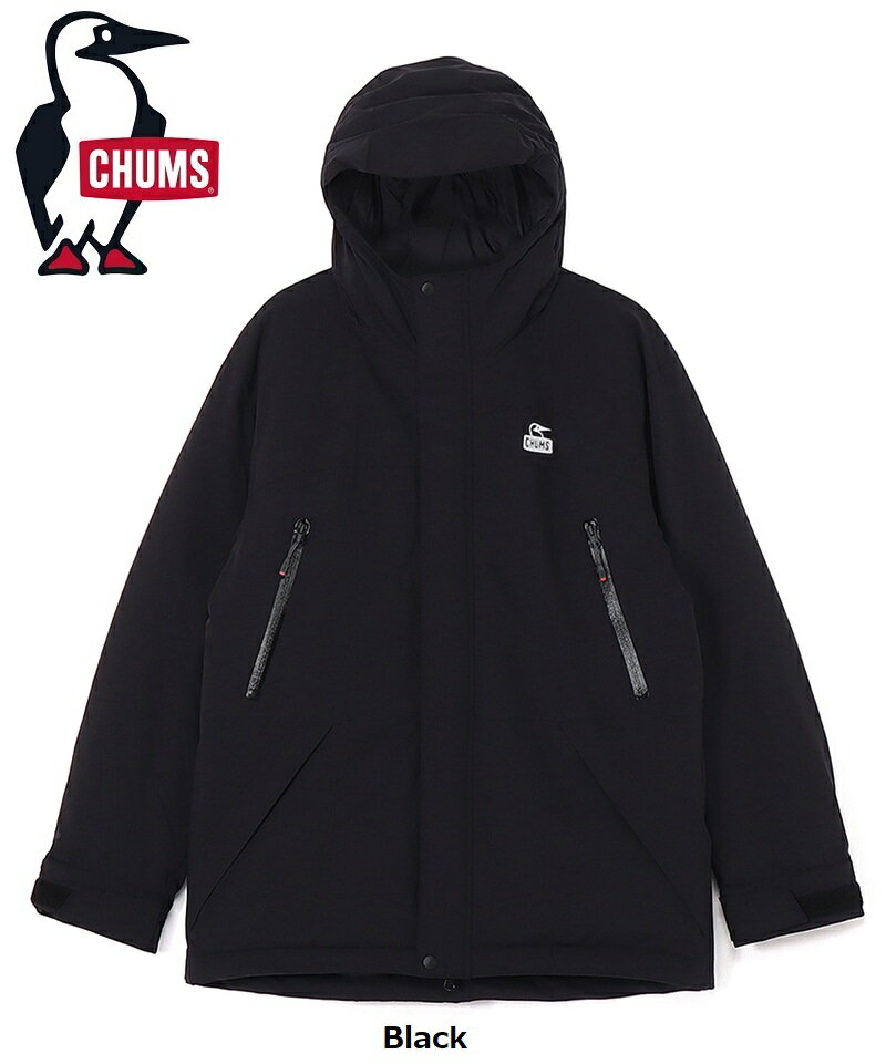 【 マラソン期間中P3倍 】CHUMS ( チャムス ) ステルスシートダウンパーカー | ダウンジャケット | アウター | パーカー | 冬服 | ストレッチダウン | 撥水 | フード | CH04-1483 | シンプル | ロゴ | ちゃむす