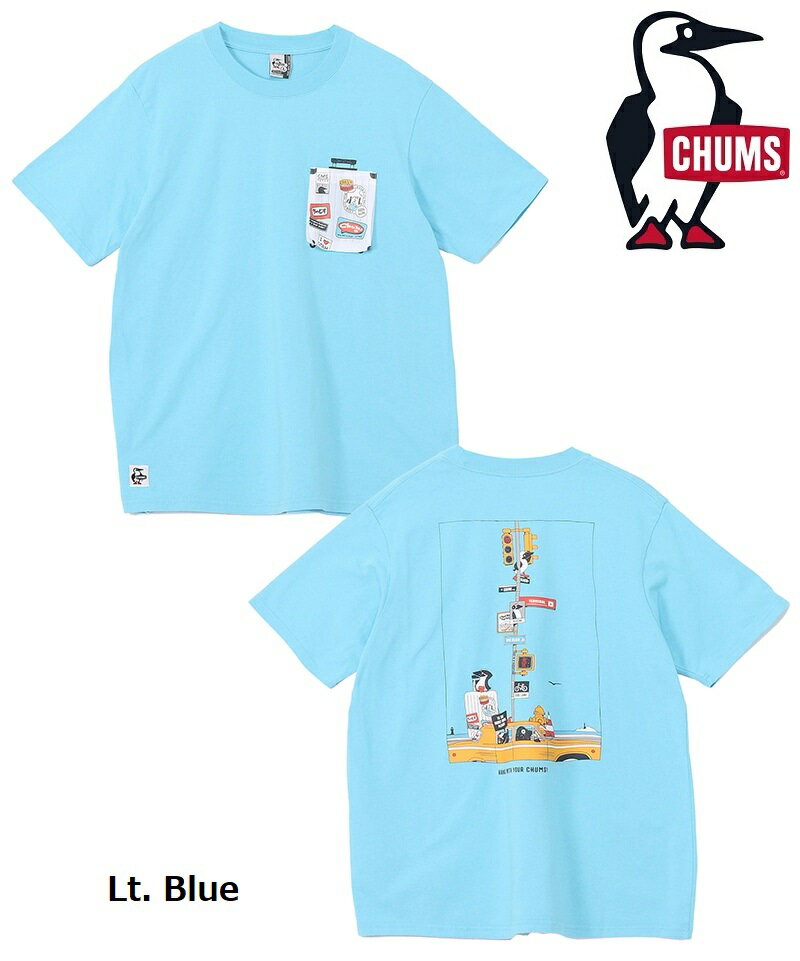 Rakuten - CHUMS ( チャムス ) ブービーロストシティトリップポケットTシャツ | 半袖 | Tシャツ | 半袖Tシャツ | ウェア | 夏服 | アパレル | トップス | オシャレ | バックプリント | コットン | 耐久性 | 型くずれしにくい | CH01-2739 | ちゃむす