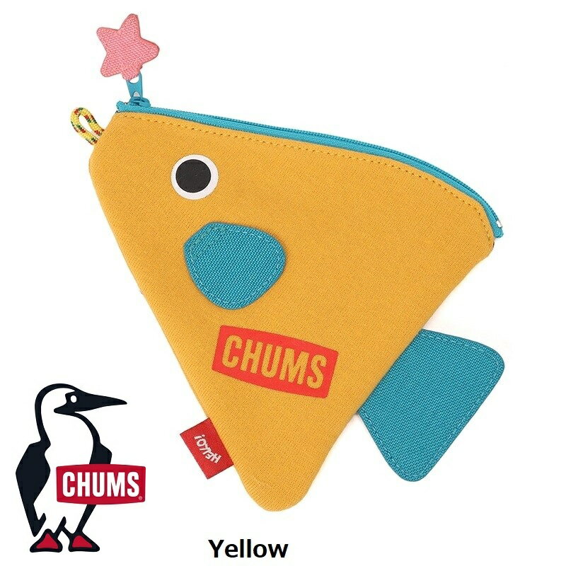 Rakuten - CHUMS ( チャムス ) トライアングルトロピカルフィッシュポーチ | ポーチ | 小物入れ | 熱帯魚 | モチーフ | カラフル | 可愛い | 目立つ | アウトドア | 旅行 | レジャー | お出かけ | キャンプ | スウェット | コインケース | 小銭入れ