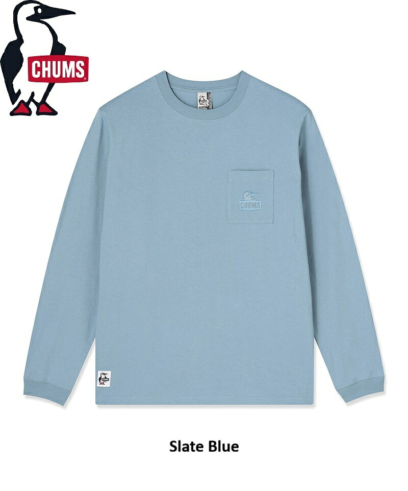 CHUMS ブービーフェイスポケットブラッシュドロングスリーブTシャツ 3