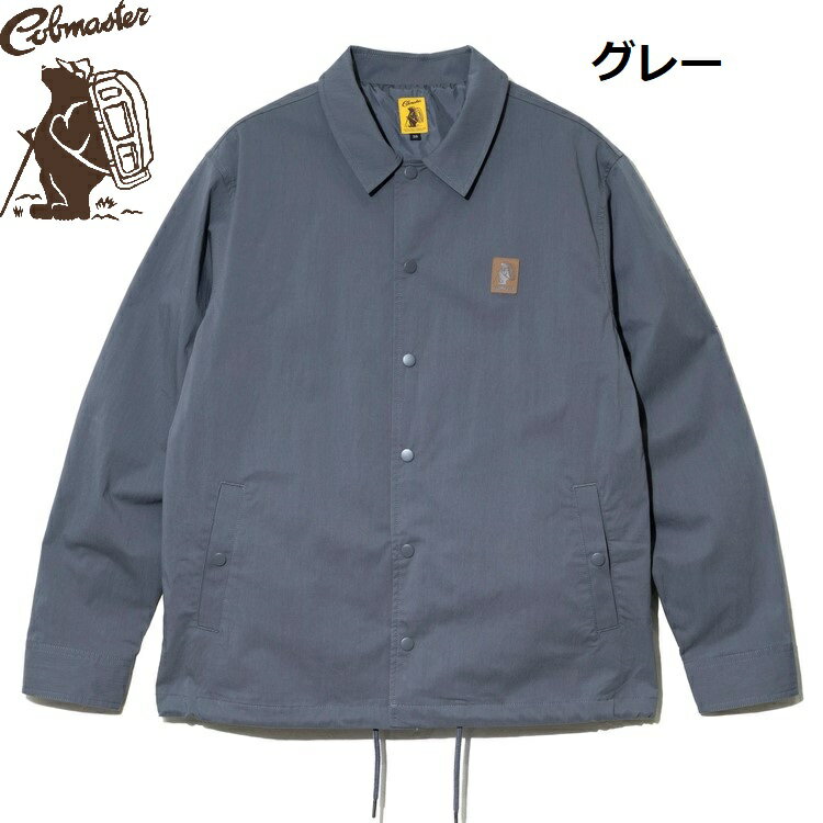 Rakuten - COBMASTER ( コブマスター ) ストレッチC/NベアーロゴコーチJKT | MENS | メンズ | ジャケット | アウター | バックプリント | ウェア | アパレル | コーチジャケット | 春 | ナチュラル | ライトアウター | アウトドア | キャンプ | レジャー