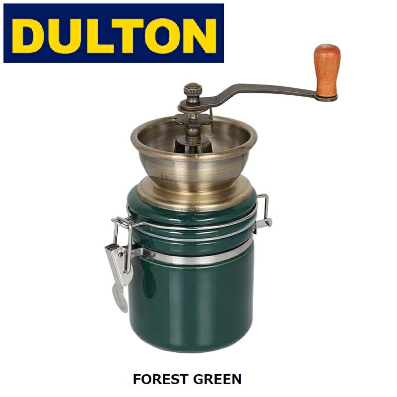 DULTON ( ダルトン ) COFFEE MILL "TERRA" FOREST GREEN コーヒー ミル "テラ" | ミル | リラックス | コーヒー | 珈琲 | アウトドア | キャンプ | 自宅 | プレゼント | ギフト | ダイニング | 組立 | だるとん | A715-888FGN