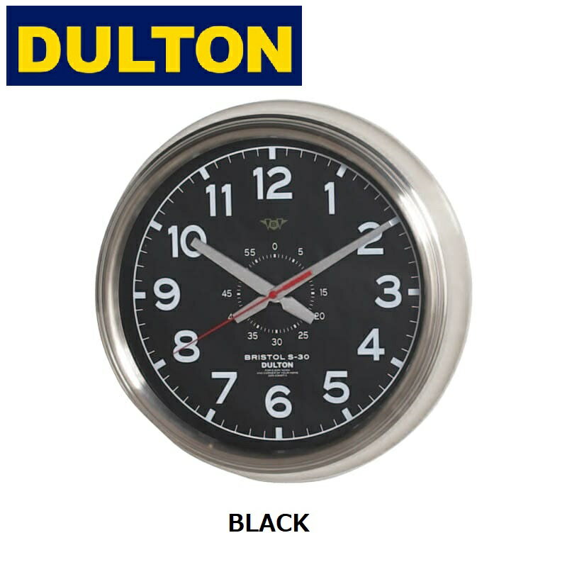 DULTON ( ダルトン ) WALL CLOCK "BRISTOL" S-30 ウォール クロック "ブリストル" S-30 | 時計 | 掛け時計 | インテリア | シンプル | オシャレ | 無音に近い | K725-925 | だるとん