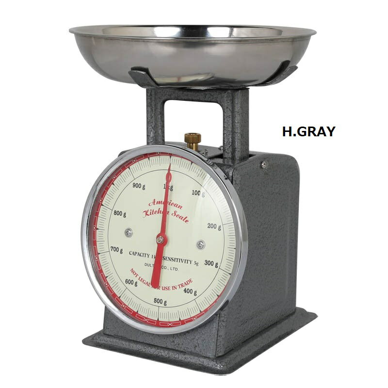 【 SALE 】 DULTON ( ダルトン ) AMERICAN KITCHEN SCALE H.GRAY アメリカン キッチン スケール | キッチンスケール | 量り | シンプル | 100-061GY | キッチン用品 | オシャレ | インテリア | だるとん