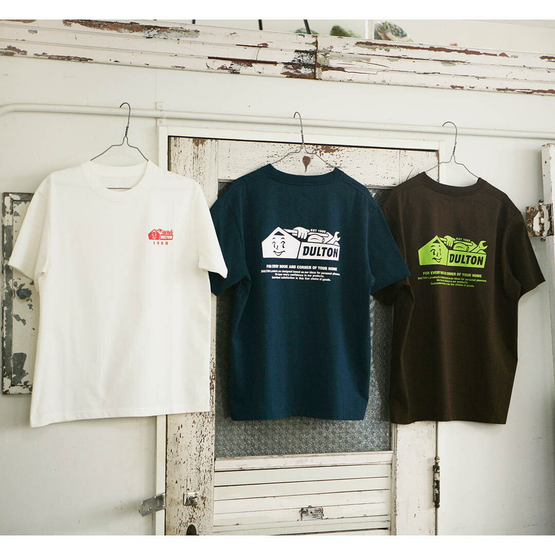 DULTON ( ダルトン ) DULTON T-SHIRT TOOL BOX | シャツ | 半袖シャツ | Tシャツ | 半袖Tシャツ | コットン100% | 7.7オンス | 普段着 | 作業着 | 夏服 | シンプル | バックプリント | T24-0866 | アメリカン | レトロ | S | M | L | XL
