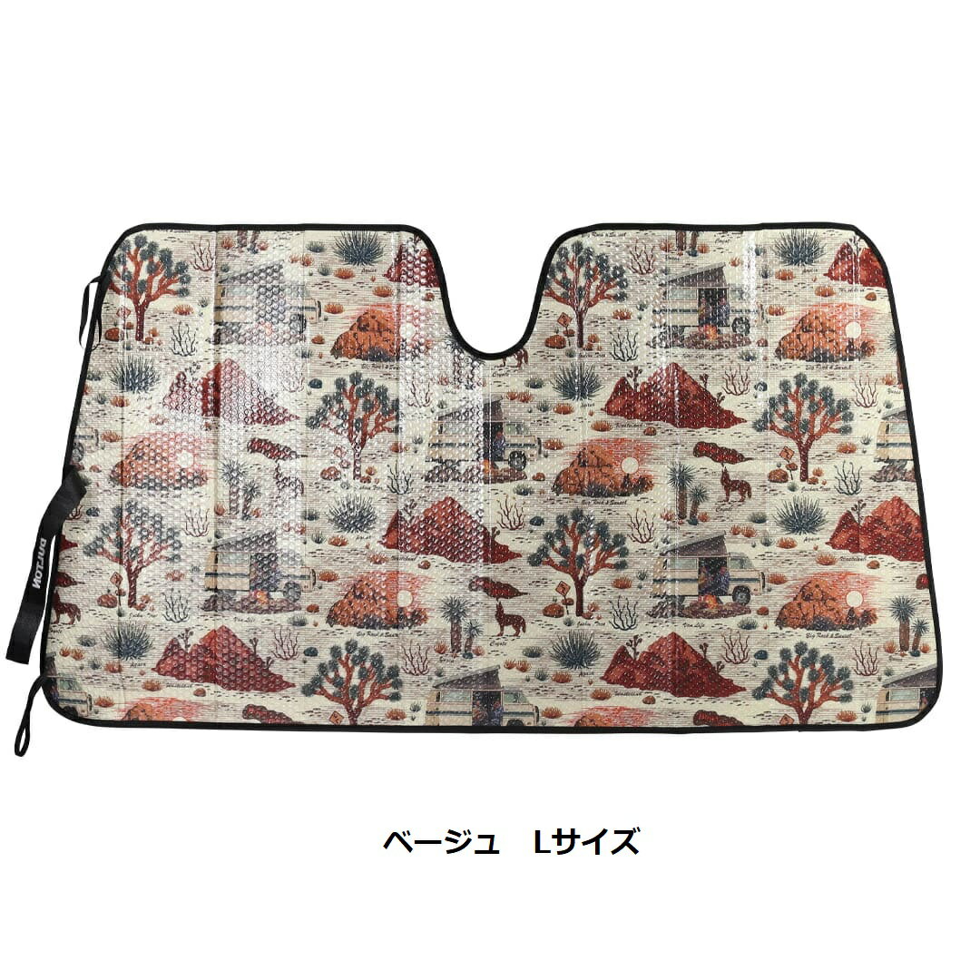 DULTON ( ダルトン ) AUTO SUNSHADE DESERT オート サンシェード | 車 | 夏 | 日差し | 蛇腹式 | ダッシュボード | カーライフ | 紫外線対策 | オールシーズン | 可愛い | 繰り返し | 使える | だるとん