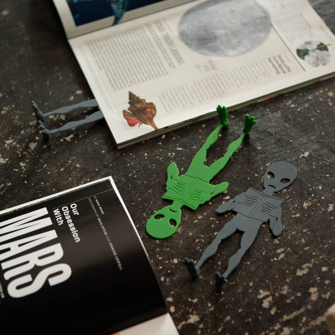 DULTON ( ダルトン ) BOOKMARK ALIEN ブックマーク エイリアン | 宇宙人 | しおり | ブックマーカー | ナイロン | ユニーク | GM-0769 | だるとん | 読書 | プレゼント | 小物
