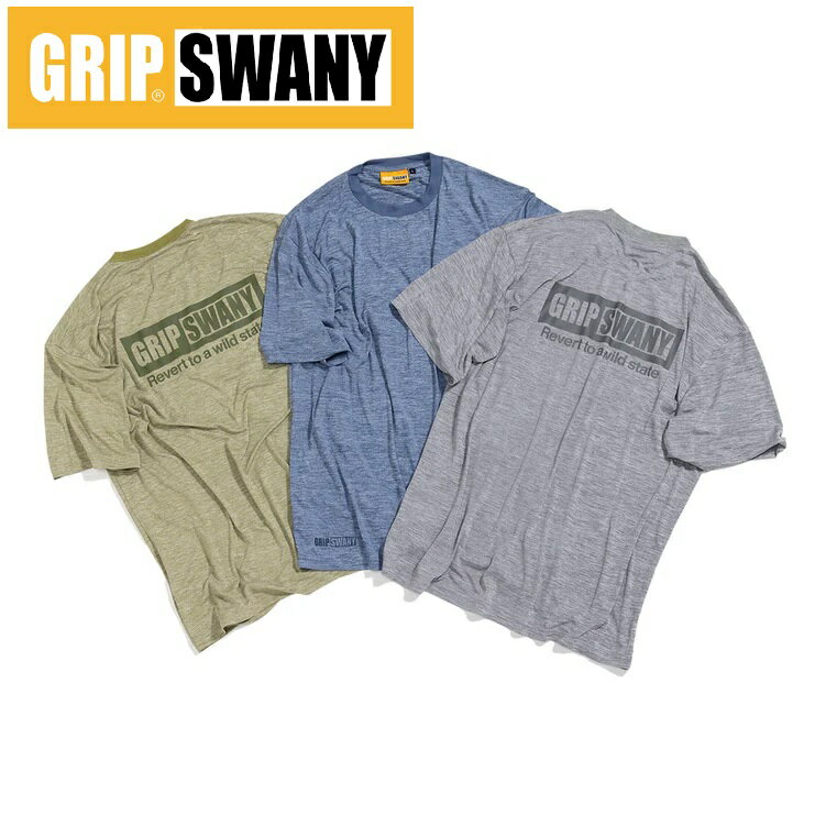 【 SALE 】GRIP SWANY ( グリップスワニー ) 【 GSMCT0014 】 BOX LOGO DRY S/S TEE | シャツ | Tシャ..