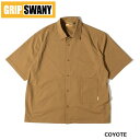 GRIP SWANY ( グリップスワニー ) 【 GSMSH0015 】 GS AIRFLOW SHIRT | シャツ | 半袖シャツ | 襟付き | 速乾性 | 通気性 | アウトドア | レジャー | キャンプ | ポリエステル100% | スマホ入れ | ぐりっぷすわにー | ブラック | オリーブ