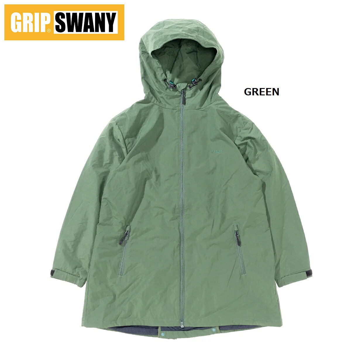 Rakuten - GRIP SWANY ( グリップスワニー ) 【 GSWJ-081 】 BRUSHED MESH LINING COAT | コート | ジャケット | アウター | Aライン | 可愛い | アウトドア | キャンプ | レジャー | ナイロン100% | 起毛 | メッシュ | ぐりっぷすわにー