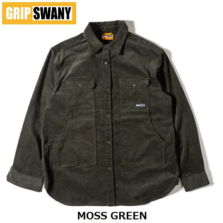 GRIP SWANY CORDUROY STRETCH FIELD SHIRTS シャツ（rakuten）