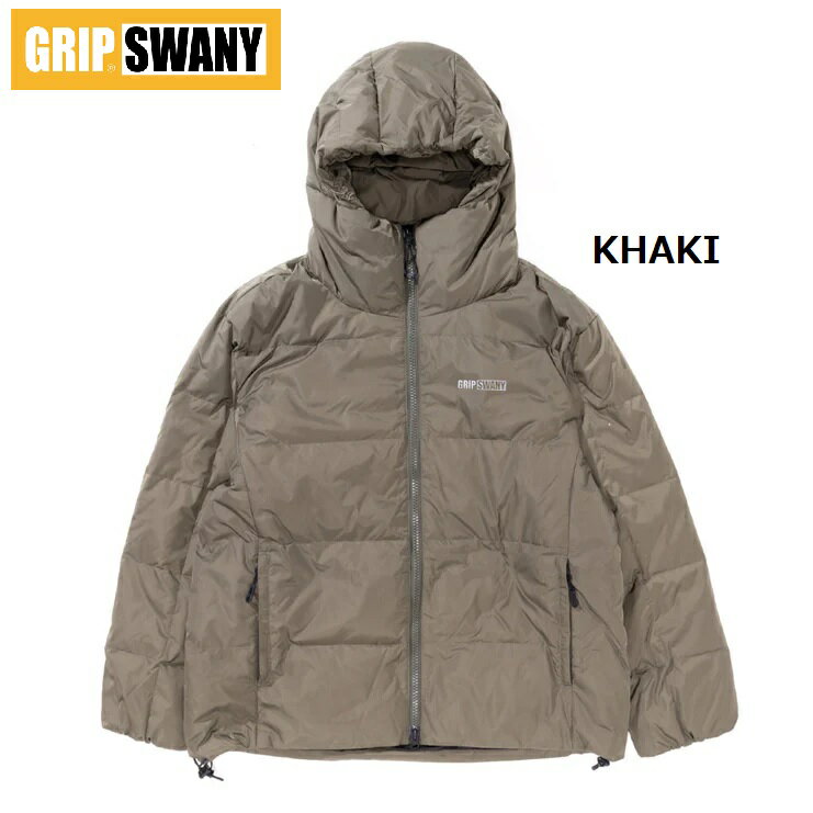【 マラソン期間中P3倍 】GRIP SWANY ( グリップスワニー ) 【 GSMJ-056 】 WATER REPELLENT DOWN JACKET | ジャケット | アウター | ダウン | ダウンジャケット | 羽毛 | 軽い | シンプル | 軽量 | お出かけ | 冬 | 撥水 | ダブルジッパー | オシャレ | ぐりっぷすわにー