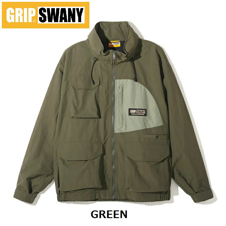 Rakuten - GRIP SWANY ( グリップスワニー ) 【 GSMJ-139 】 GS UTILITY JACKET | ジャケット | アウター | アウトドア | キャンプ | レジャー | 収納 | ポケット | 撥水 | ナイロン | メッシュ | ぐりっぷすわにー