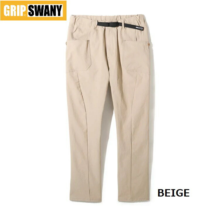 Rakuten - GRIP SWANY ( グリップスワニー ) 【 GSMP-144 】 EASY JOG 3D CAMP PANTS | ロングパンツ | パンツ | アウトドア | キャンプ | レジャー | 登山 | 遮熱 | 吸水 | 速乾 | UVカット | シワになりにくい | 軽い | ぐりっぷすわにー