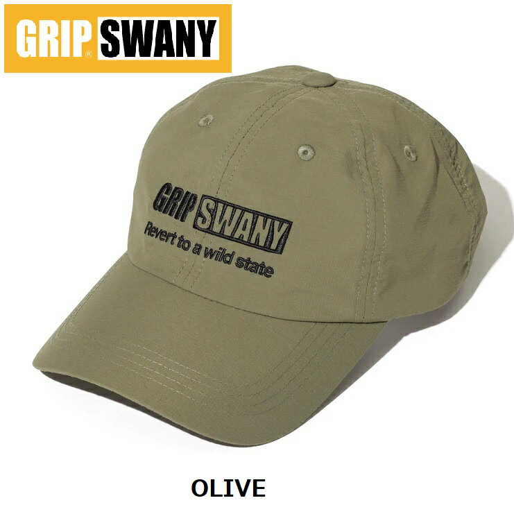 Rakuten - GRIP SWANY ( グリップスワニー ) 【 GSUA-183 】 RIPSTOP SUPPLEX GEAR CAP | 帽子 | キャップ | サイズ調整 | アウトドア | キャンプ | レジャー | ナイロン100% | 軽い | 軽量 | ぐりっぷすわにー