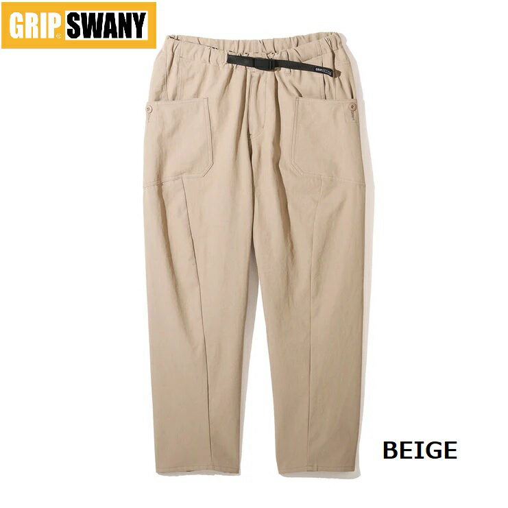 Rakuten - GRIP SWANY ( グリップスワニー ) 【 GSMP-145 】 EASY JOG 3D WIDE CAMP PANTS | パンツ | ロングパンツ | アウトドア | キャンプ | 遮熱 | UVカット | 吸水 | 速乾 | 軽い | ポケット | 大きめ | ぐりっぷすわにー