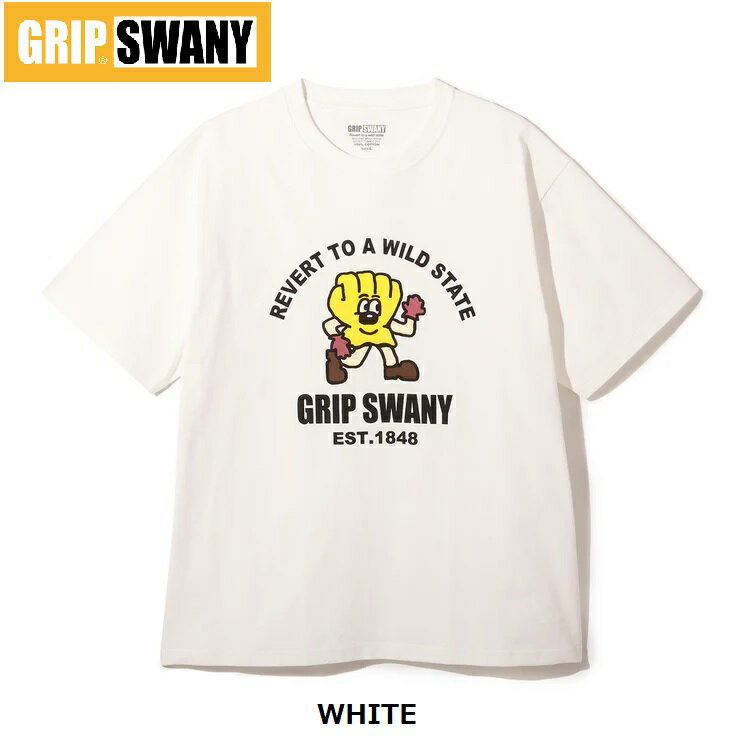 Rakuten - GRIP SWANY ( グリップスワニー ) 【 GSMCT-118 】 SWANY BOY TEE | 半袖 | Tシャツ | 半袖Tシャツ | プリントT | アウトドア | キャンプ | レジャー | お出かけ | ウェア | アパレル | 夏服 | ぐりっぷすわにー