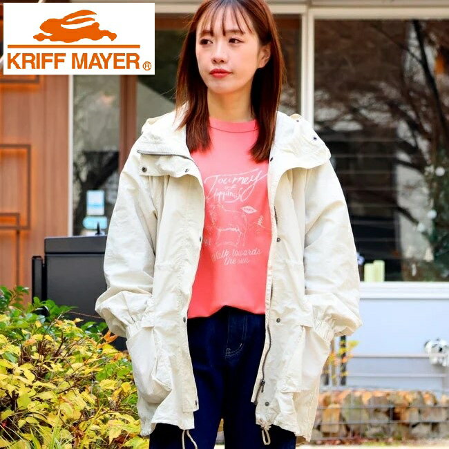 乐天商城 - KRIFF MAYER ( クリフメイヤー ) クリーネスゆったりマウンテンパーカー | LADYS | W2537809 | レディース | アウター | 春服 | アパレル | トップス | ミドル丈 | オーバーサイズ | オシャレ | 着やせ | くりふめいやー