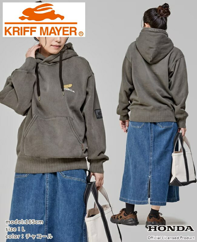 Rakuten - 【 SALE 】KRIFF MAYER ( クリフメイヤー ) HONDAコラボパーカー ( WING ) MENS | メンズ | LADYS | レディース | 2527205 | 長袖 | パーカー | フード | ボリューム | ワッペン | ホンダ | くりふめいやー