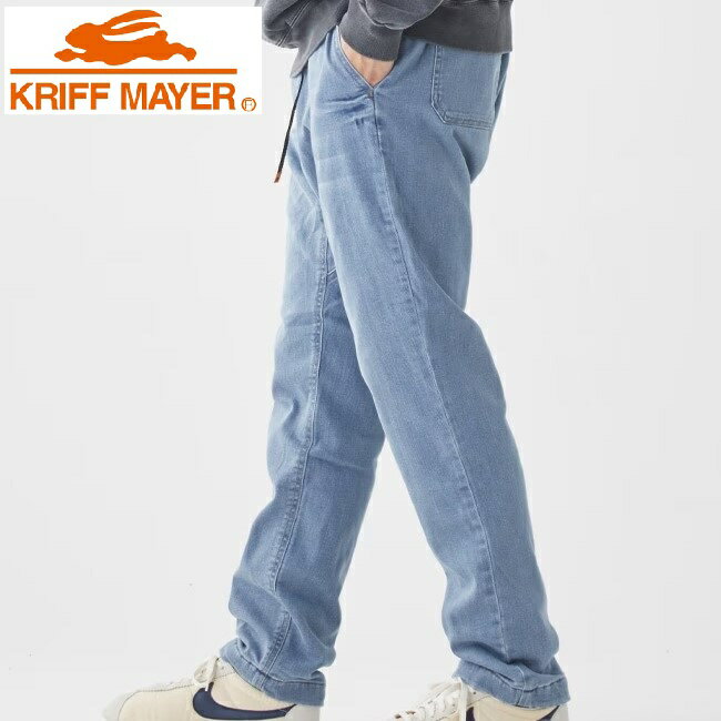 【 SALE 】 KRIFF MAYER ( クリフメイヤー ) 防風アタタカデニムクライミングパンツ | MENS | メンズ | 2124001 | ロングパンツ | デニム | 防風 | 冬 | あったか | 防寒 | ボトムス | フリース | ストレッチ | レジャー | アクティブ | キャンプ | アウトドア