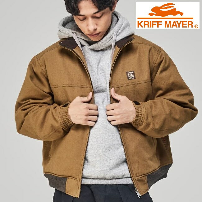 Rakuten - 【 SALE 】 KRIFF MAYER ( クリフメイヤー ) ヘビーデューティースタンドジャケット | MENS | メンズ | 2525103 | ジャケット | アウター | 冬 | 防寒 | 保温 | 暖かい | シンプル | かっこいい | アウトドア | キャンプ | お出かけ | オシャレ