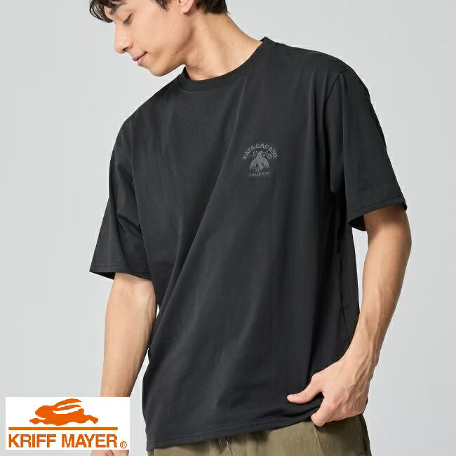 乐天商城 - KRIFF MAYER ( クリフメイヤー ) COOLMAX半袖T( 八咫烏 ) MENS | 2547809 | メンズ | 半袖 | Tシャツ | 吸水 | 速乾 | 半袖Tシャツ | ドライ | 快適 | アウトドア | キャンプ | レジャー | お出かけ | くりふめいやー
