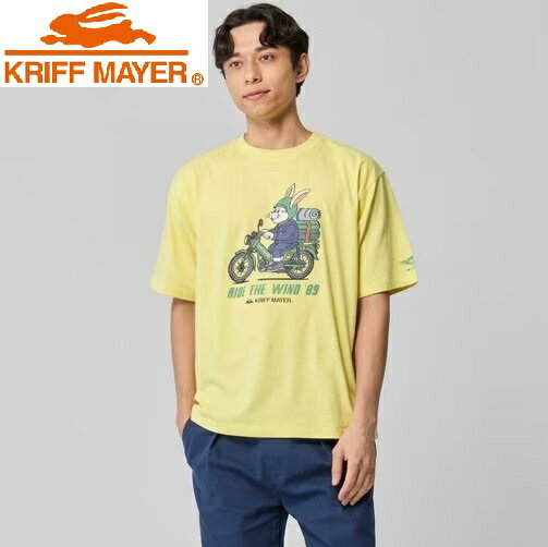 乐天商城 - KRIFF MAYER ( クリフメイヤー ) クリフラビット半袖T | ツーリング | MENS | 2546301 | メンズ | 半袖 | Tシャツ | 半袖Tシャツ | アパレル | トップス | オシャレ | アウトドア | キャンプ | レジャー | 綿100％ | くりふめいやー