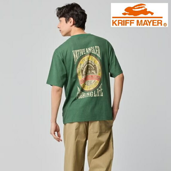 乐天商城 - KRIFF MAYER ( クリフメイヤー ) BUG PROOFプリントT | フライ | MENS | 2545107 | メンズ | 半袖 | Tシャツ | 半袖Tシャツ | アパレル | 夏服 | 防蚊加工 | ペルメトリン | タフ | カジュアル | アウトドア | お出かけ | くりふめいやー