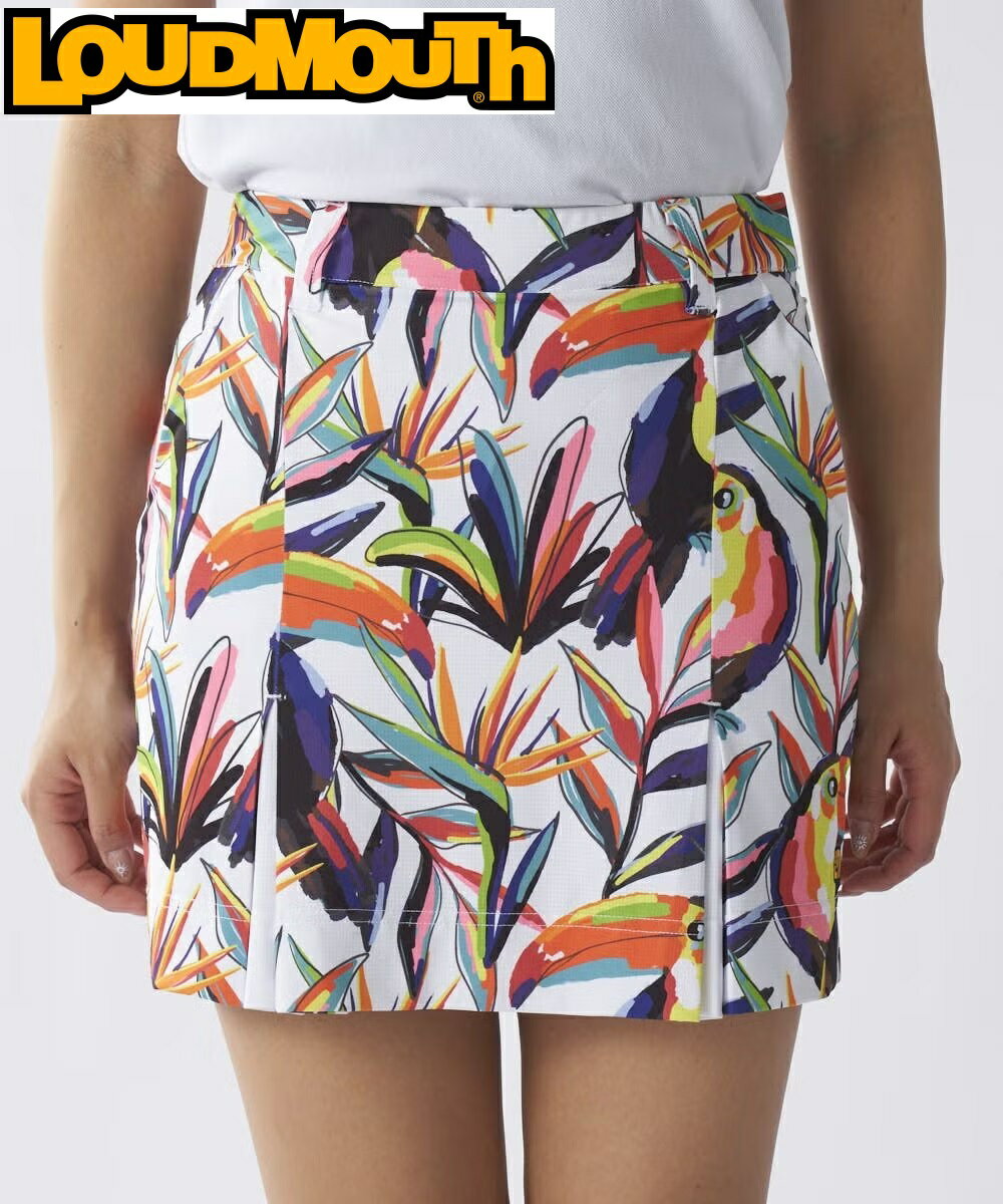 Rakuten - 【 SALE 】LOUDMOUTH ( ラウドマウス ) レディース ECOベントメッシュ 柄スカート | ゴルフ | ウェア | 派手 | 可愛い | 吸汗速乾 | UV | 接触冷感 | 遮熱 | ストレッチ | 765358 | らうどまうす