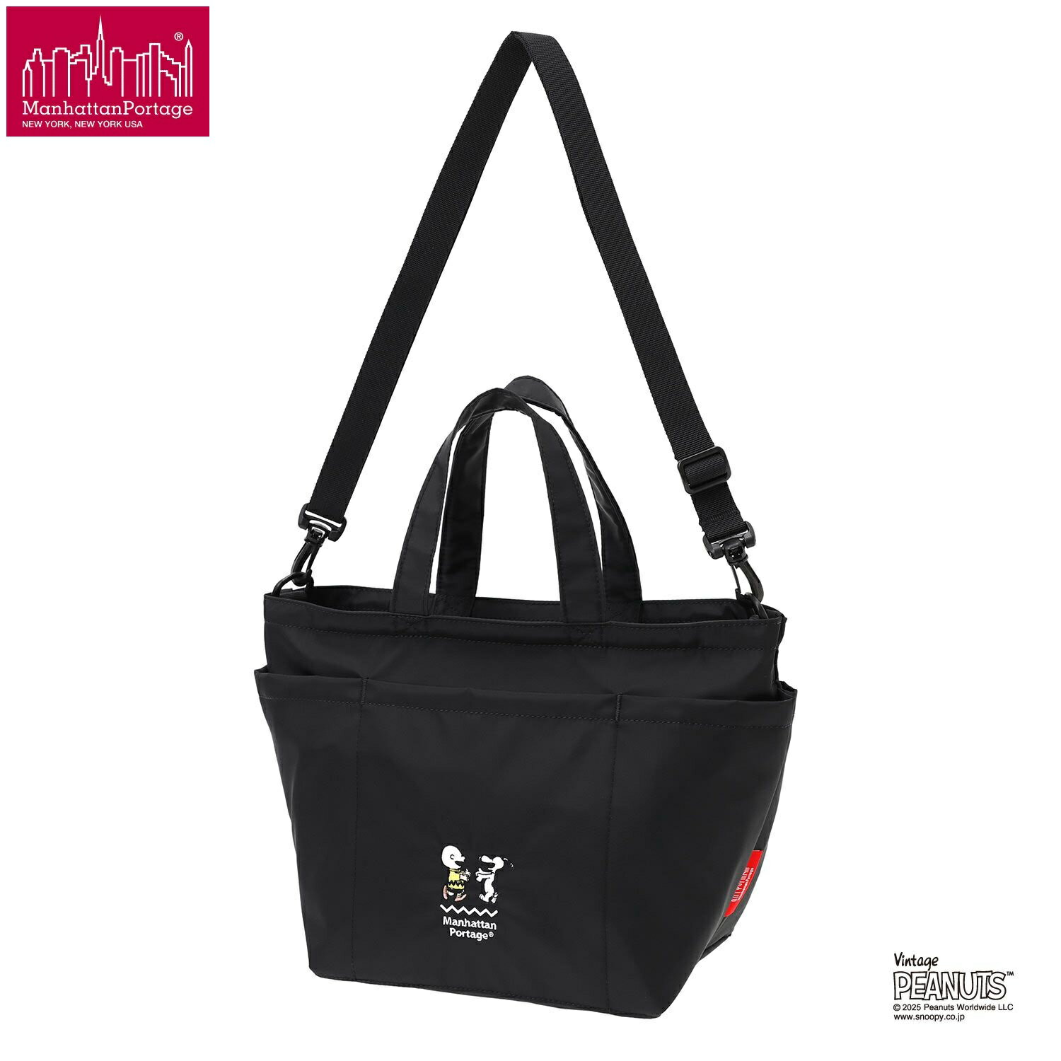 【 ブラックフライデー期間中P2倍 】Manhattan Portage ( マンハッタンポーテージ ) WHITESTONE TOTE BAG FLIGHT NYLON BACKING PEANUTS 25 | バッグ | ショルダーバッグ | ナイロン | コラボ | アウトドア | MP1360PNS25 | キャンプ | お出かけ | レジャー | スヌーピー(4)
