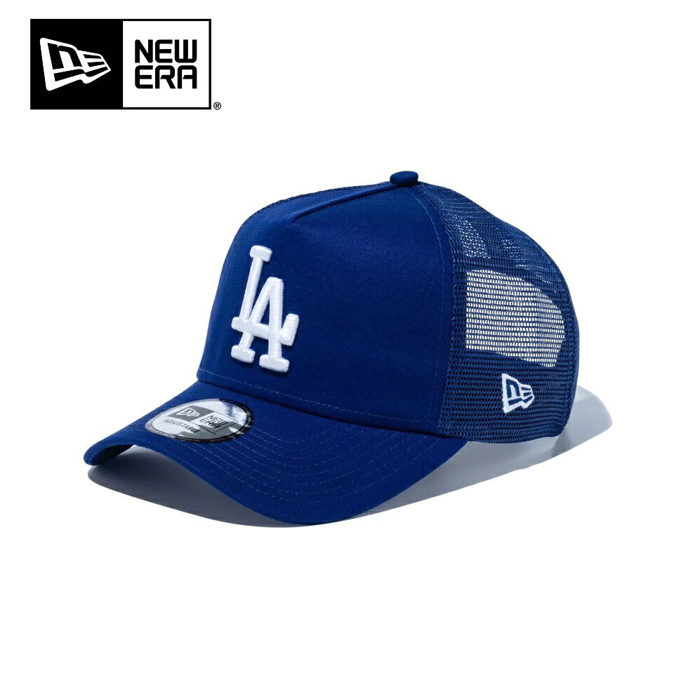 乐天商城 - NEW ERA ( ニューエラ ) 9FORTY A-Frame トラッカー ロサンゼルス ・ ドジャース ダークロイヤル × ホワイト 帽子 | キャップ | 日よけ | 野球 | アウトドア | キャンプ | レジャー | お出かけ
