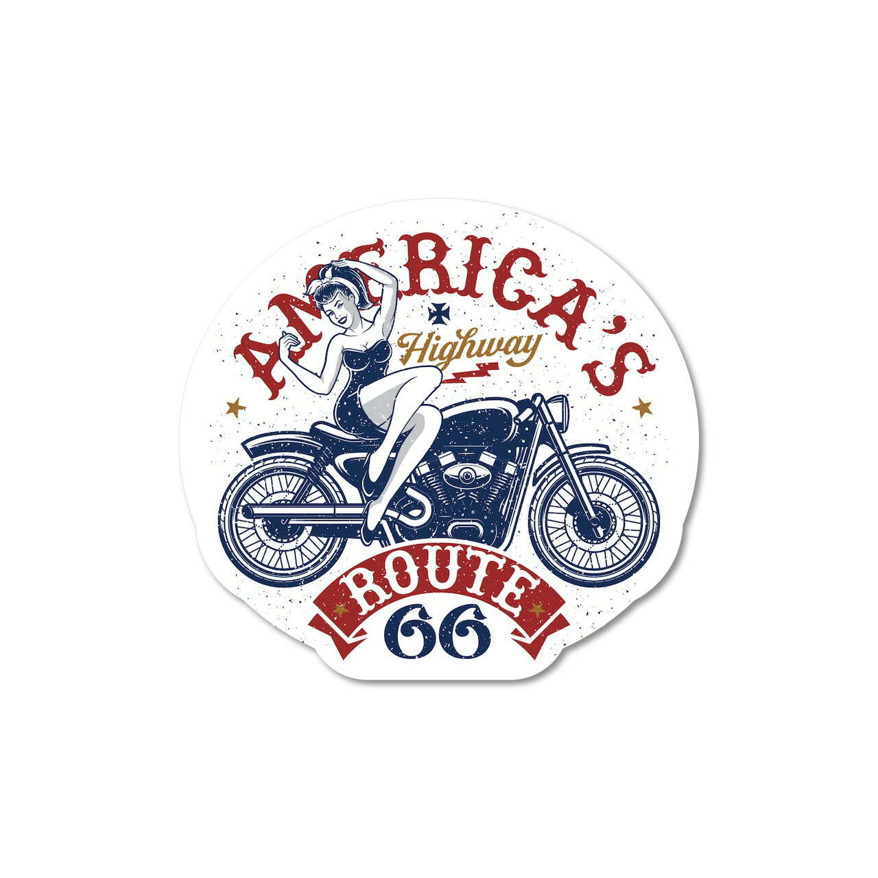 乐天商城 - STICKER PACK ( ステッカーパック ) ルート66 アメリカハイウェイ | ステッカー | アウトドア | キャンプ | 車 | 冷蔵庫 | ハードケース | キャリーケース | 収納ケース | すてっかーぱっく | SPS15704