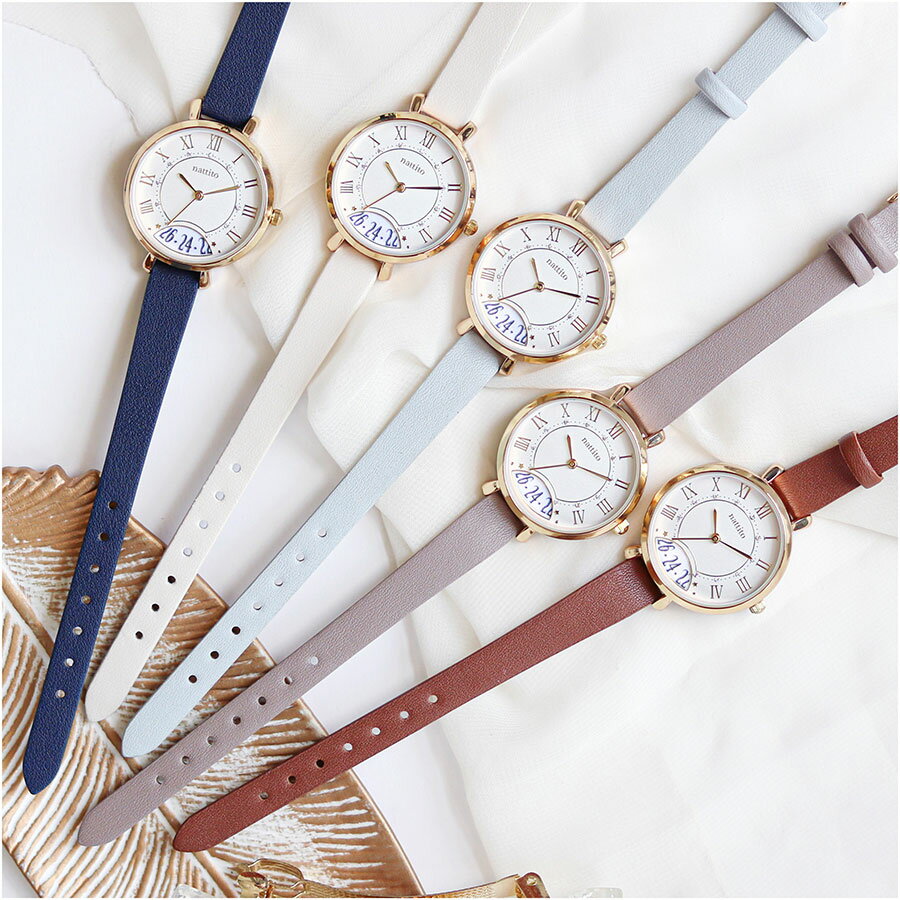 腕時計 レディース トーヴァ 革ベルト 日付 カレンダー 小さめ おしゃれ かわいい ビジネス 仕事用 通勤 通学 トレンド プレゼント クリスマス 母の日 人気 オススメ 高品質 プチプラ フィールドワーク 一年保証 日本製ムーブメント