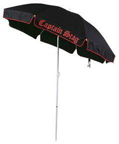 ユーロクラシックパラソル200cm(ブラック) (AP00313/M-1540)【分類:パラソル/かさ/傘/kasa】 (キャプテンスタッグ)【QCB27】通販格安セール情報 楽天 通販