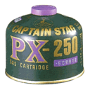 パワーガスカートリッジ PX-250 (AP00982/ M-8406 )【 分類:燃料/ 着火剤/ ガス/ カートリッジ/ ガスカートリッジ】 ( キャプテンスタッグ )【14CD】