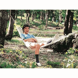 ハンモック (小) (AP01003/M-7688)【 ハンモック サマーベット キャンプ バーベキュー ピクニック ベット 】 (キャプテンスタッグ)【QCB27】通販格安セール情報 楽天 通販