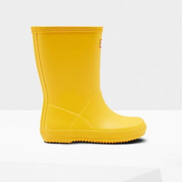 長靴 ブーツ レインブーツ レインシューズ 子供 雨具 ハンター キッズ KFT5003RMA-RYL-11 KIDS FIRST CLASSIC YELLOW 11 ( HUN10721866 ) 【 ハンター 】【QCA41】