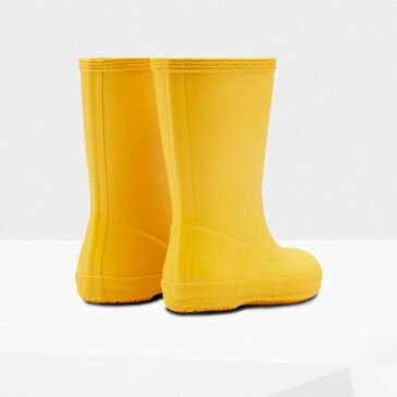 長靴 ブーツ レインブーツ レインシューズ 子供 雨具 ハンター キッズ KFT5003RMA-RYL-11 KIDS FIRST CLASSIC YELLOW 11 ( HUN10721866 ) 【 ハンター 】【QCA41】