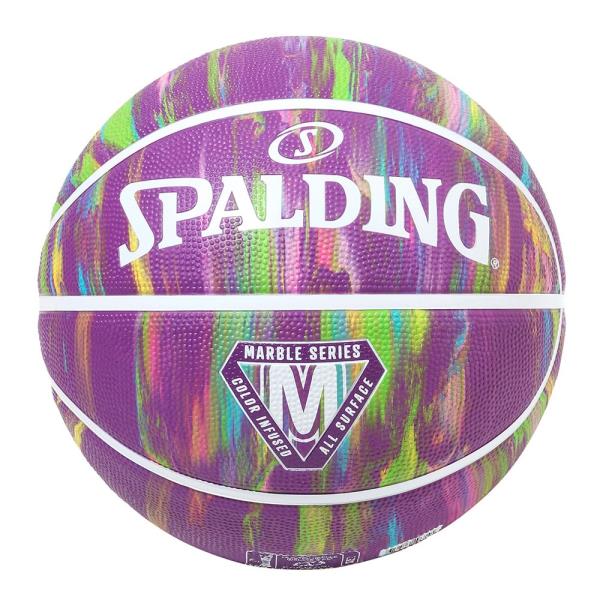 バスケットボール 6号球 バスケ スポルディング SPALDING 84-412Z マーブル パープル ラバー 6号球 【SP】【36CE】