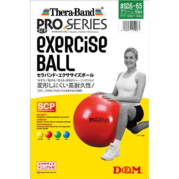 SDS EXERCISE BALL/エクササイズボール プロシリーズ グリーン/65cm ( #SDS-65 / JSD10257224 )【 D&M 】【 D&M ヨガボール 】【QCA04】