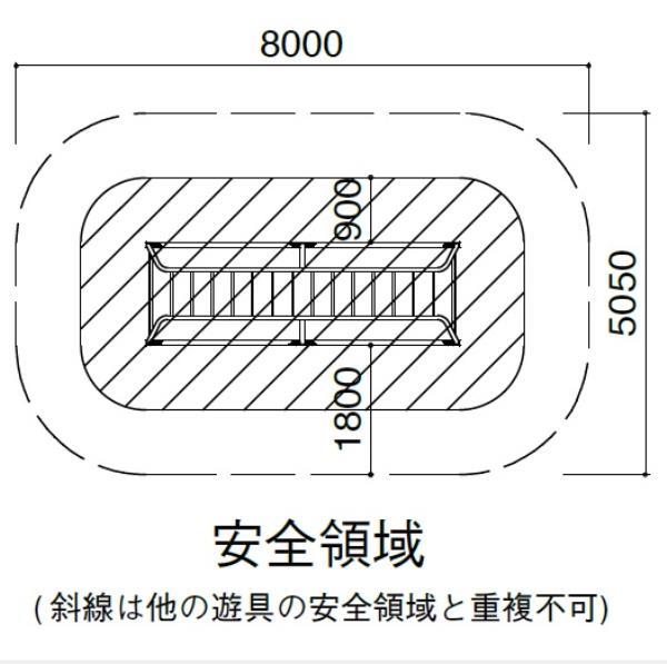 雲梯 うんてい ウンテイ S-7138 雲梯 定置式 屋内用 送料【お見積】【SWT】【36CE】