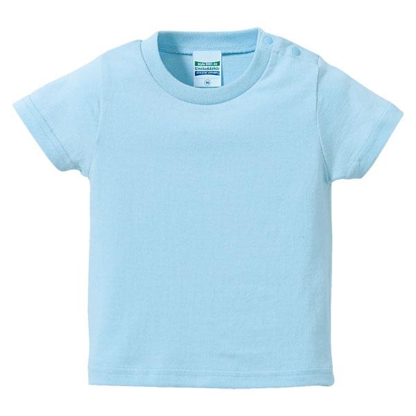 5.6オンスハイクオリティーTシャツ(キッズ) ライトブルー ( 500102C-488-90 / UNA10355109 )【 ユナイテッドアスレ 】【36CE】