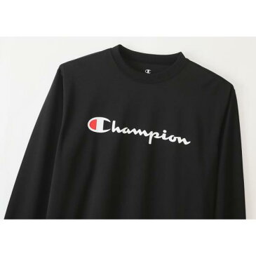ドライセーバー ロングスリーブTシャツ ブラック (JSC10671011) 【 チャンピオン 】【QBJ38】